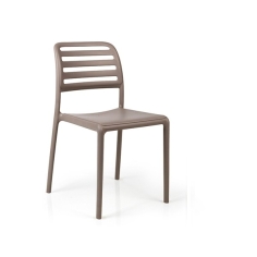 CHAISE EMPILABLE COSTA BISTROT NARDI - TAUPE/TORTORA Made in EU