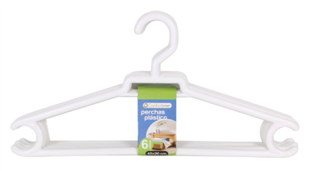 CINTRE PLASTIQUE BLANC QUALITÉ SUP