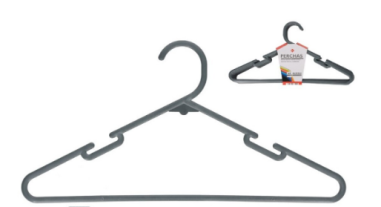 CINTRE PLASTIQUE ANTHRACITE QUALITE SUP