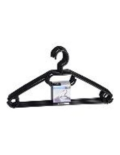 CINTRE PLASTIQUE NOIR LOT DE 10