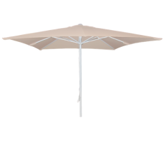 PARASOL 897 2.5X2.5M BEIGE MAT ALU BLC 48MM  BALEINE 14X20MM CONVA