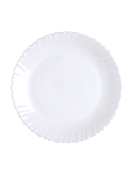 ASSIETTE PLATE  ARCO FESTON BLANC 25 CM ***ESP***