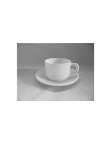 SOUS TASSE A CAFE  ARCO BLANC - 13 CM - POUR TASSE 9 CL