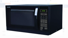 FOUR MICRO ONDE 25LITRES GRILL NOIR 900W SHARP R742BKW