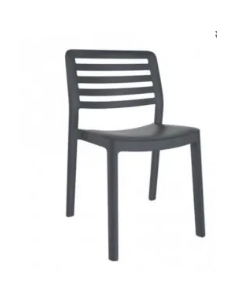 CHAISE WIND  ANTRACITE  - IN / OUT - EMPILABLE Made in EU