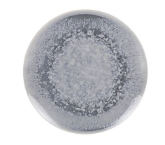 ASSIETTE PLATE 26CM  FAIENCE MAITRE GRISE ADHARA