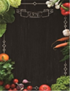 PLANCHE A DECOUPER EN VERRE  "MENU" 40 X 30 CM PAS DE LAVE VAISSELLE