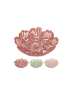 CORBEILLE A FRUIT PLASTIQUE 27 X H6 CM - ASSORTIS