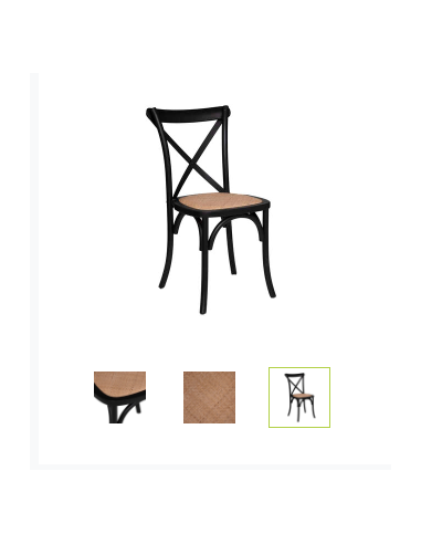 CHAISE IZAAK BISTROT HETRE NOIR