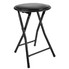 TABOURET  DE CUISINE  METAL PLIABLE