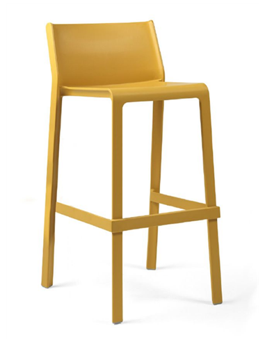 TABOURET TRILL NARDI JAUNE  Made in EU