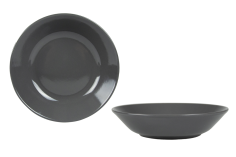 ASSIETTE CREUSE NAÏLA  GRES GRIS 20 CM **ESP**