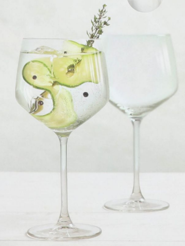 VERRE A COCKTAIL GIN TONIC 65CL