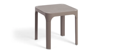 TABLE BASSE 40x40CM  NET - TORTORA - SALON NET NARDI Made in EU