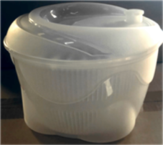 ESSOREUSE A SALADE IRIS COULEUR BLANC