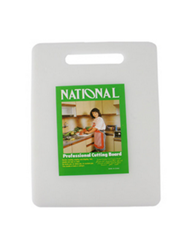 PLANCHE A DECOUPER PLASTIQUE   BLANCHE QS  37.5/23.5CM