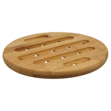 DESSOUS DE PLAT  BOIS ROND "QS"