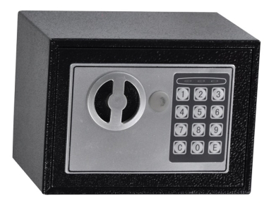 COFFRE FORT A **  CODE **   H 14 - L 19 - P 14cm - S14E