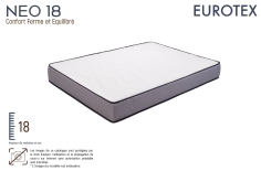 MATELAS NEO  90 X 190 -18 cm d'épaisseur - roulé sous vide