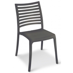 CHAISE SUNDAY   ANTHRACITE  GROSFILLEX FRANCE