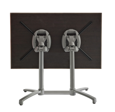 PIED ALU GRIS  DOUBLE X ONE  RABATTABLE- GROSFILLEX FRANCE