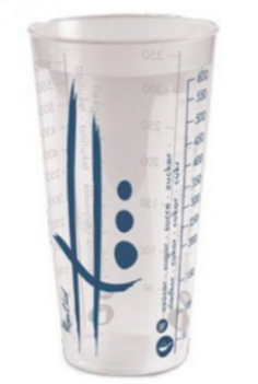 VERRE MESUREUR PLASTIQUE GRADUE 0.75 LITRE Made in EU