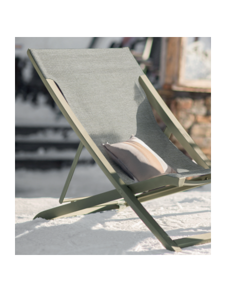 CHILIENNE TRANSAT SUNSET VERT GROSFILLEX FRANCE