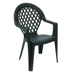FAUTEUIL DE JARDIN MADISON ANTHRACITE - GROSFILLEX FRANCE
