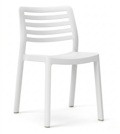 CHAISE WIND  BLANC  - IN / OUT - EMPILABLE Made in EU