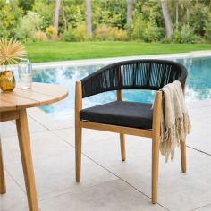 FAUTEUIL REPAS TEVIO ANTHRACITE