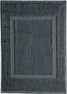 TAPIS DE SOL ANTHRACITE  700 GR/M² 100% COTON 50 X70 CM Made in EU