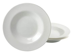 ASSIETTE PASTA 30 CM  PORCELAINE BLANCHE