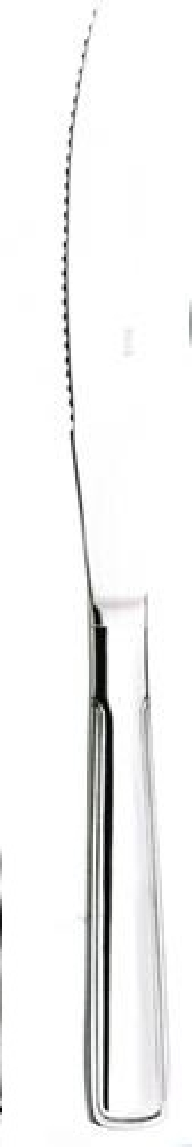 COUTEAU TABLE DOUBLE FILET ACIER  INOX 18/0  -  2 MM