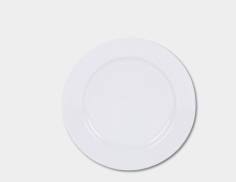 ASSIETTE PLATE FELIX BLANCHE 27 CM