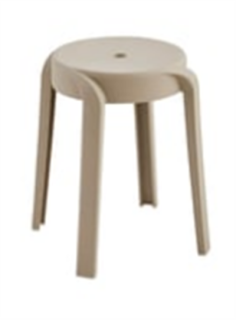 TABOURET EMPILABLE KOP TAUPE