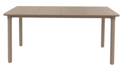 TABLE NOA COULEUR SABLE UNIS 160 X 90CM  POLYPROPYLENE Made in EU ***PROMOTION**