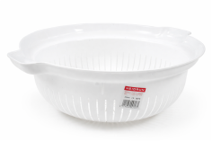 PASSOIRE A LEGUMES   30CM   BLANC Made in EU