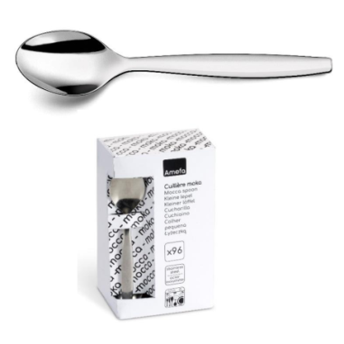 CUILLERE A MOKA (LOT DE 96 CUILLERES) INOX 18/0 1mm