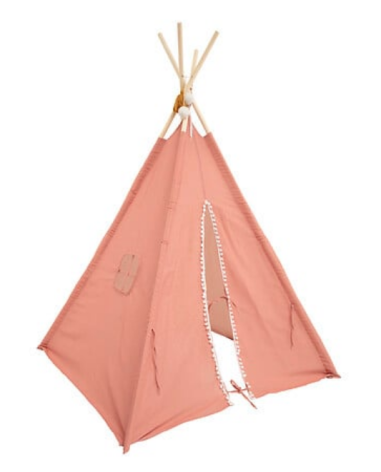 TIPI POUR ENFANT WAPITI 120 X 120 X 160 CM TERRACOTTA - 174246C