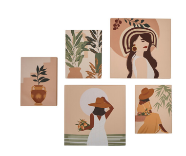 TABLEAU 5 TOILES CYNTHIA - 205652E