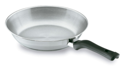 POELE ACIER INOX PRO S   DIAM 28CM - TOUS FEUX