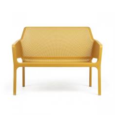 CANAPE BENCH NET - SENAPE- MOUTARDE  - SALON NET NARDI Made in EU