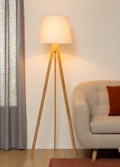 LAMPADAIRE TREPIED BAHI 160CM BAMBOU - 145228