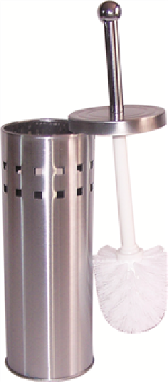 BALAYETTE  WC  AVEC SUPPORT INOX ***ESP***