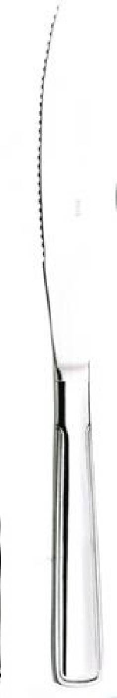 COUTEAU TABLE DOUBLE FILET ACIER  INOX 18/0  -  2 MM