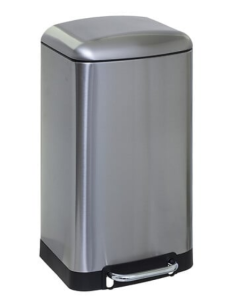 POUBELLE CUISINE 20L A PEDALE INOX