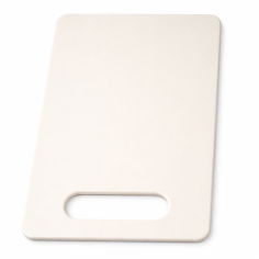 PLANCHE A DECOUPER PLASTIQUE  BLANCHE   35.5/25.5CM