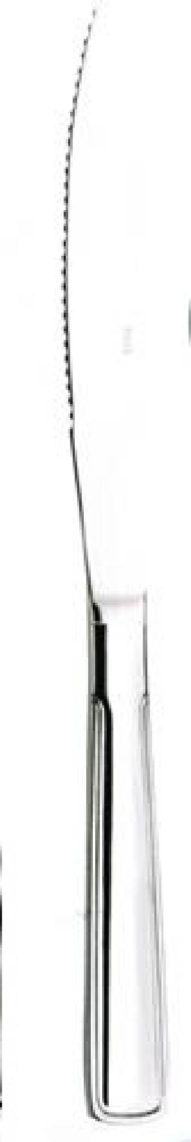 COUTEAU TABLE DOUBLE FILET ACIER  INOX 18/0  -  2 MM