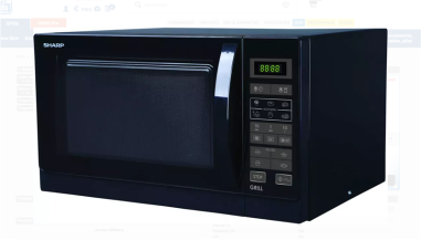 FOUR MICRO ONDE 25LITRES GRILL NOIR 900W SHARP R742BKW