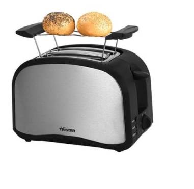 GRILLE PAIN  INOX  TOASTER  26 X 14 X 18 CM " TRI " BR1022  - 800 W